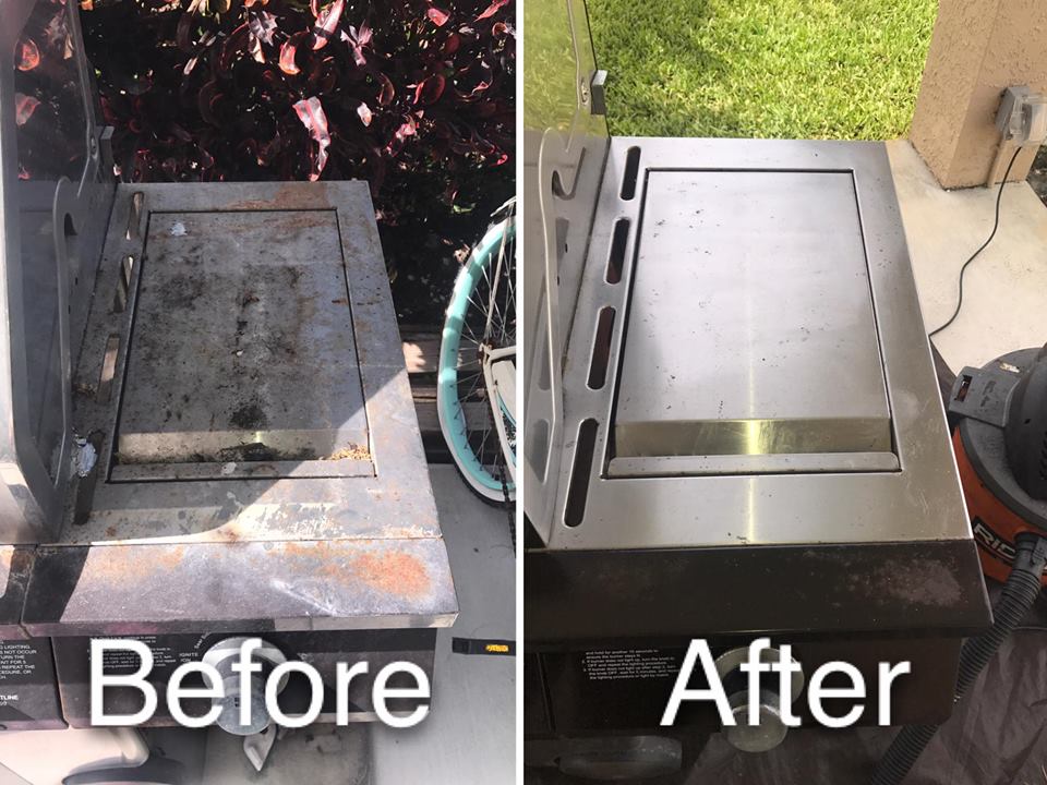 Weber grill professional cleaning