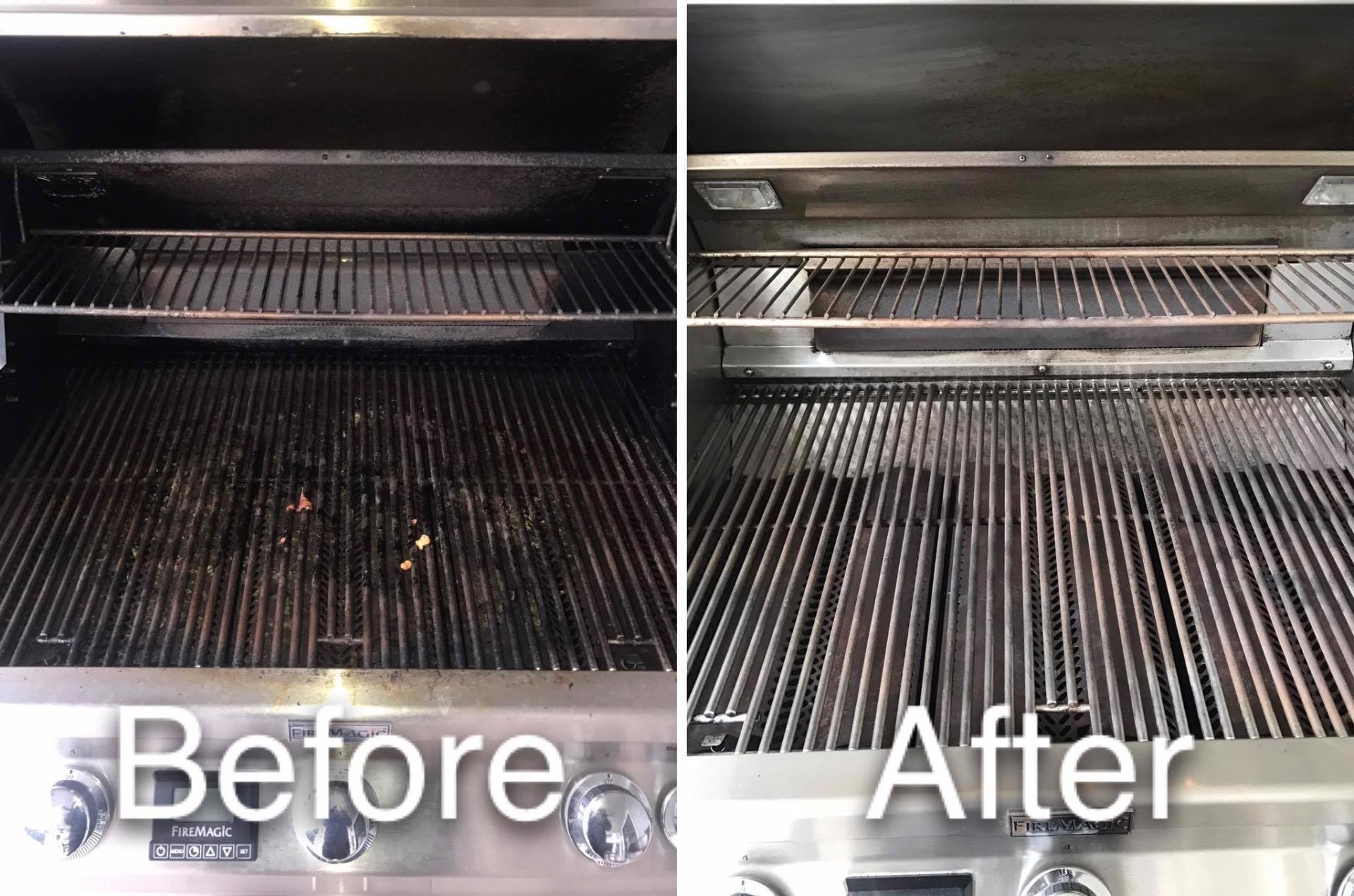 Kamado grill professional cleaning